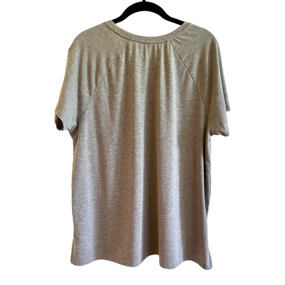 MASSINI, WOMENS GREY, SHORT SLEEVE T-SHIRT. SIZE L - Picture 4 of 5